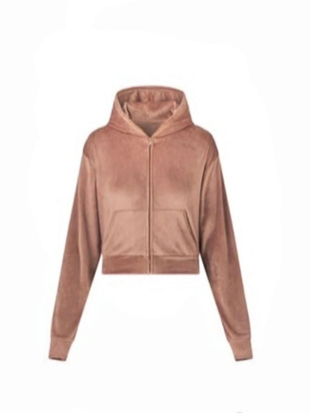 Skims Velour Hoodie - Brown - Sienna
